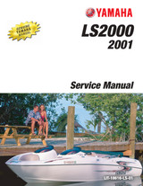 YAMAHA OEM Service Manual - LS2000 - LIT-18616-LS-01 Models LST1200ZG, LST1200ZP