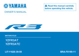 YAMAHA OEM Owner's Manual - 2026 YZF-R3 ABS - LIT-11626-39-59 Models YZFR3ATB, YZFR3ATGR, YZFR3ATL, YZFR3ATW, YZFR3ATCB, YZFR3ATCGR, YZFR3ATCL, YZFR3ATCW