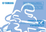 YAMAHA OEM Owner's Manual - 2026 WOLVERINE X4 850 EPS XT-R - LIT-11626-39-23 Models YXF85WTZTM