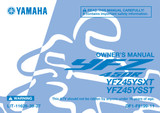 YAMAHA OEM Owner's Manual - 2026 YFZ450R / SE - LIT-11626-39-27 Models YFZ45YSSTG, YFZ45YSSTW, YFZ45YSXTL