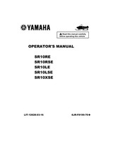 YAMAHA OEM Owner's Manual - 2014 SRVIPER / LTX / RTX / XTX - LIT-12628-03-16 Models SR10LEB, SR10LSEL, SR10LSER, SR10REB, SR10XSEL, SR10XSER, SR10RSEL, SR10RSER