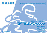 YAMAHA OEM Owner's Manual - 2012 TW200 - LIT-11626-25-04 Models TW200B, TW200BC, TW200BCW, TW200BW