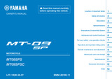 YAMAHA OEM Owner's Manual - 2025 MT-09 SP - LIT-11626-38-57 Models MT09SPSS, MT09SPSCS