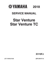 YAMAHA OEM Service Manual - 2018 / 2020 - 2021 STAR VENTURE - LIT-11616-31-04 Models XV19FJGY, XV19FJR, XV19FLGY, XV19FLL, XV19FMW, XV19FML