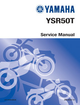 YAMAHA OEM Service Manual - 1987 - 1992 YSR50 - LIT-11616-06-05 Models YSR50A-B, YSR50A-W, YSR50B, YSR50D, YSR50T, YSR50U, YSR50W-L, YSR50W-R, YSR50U-L