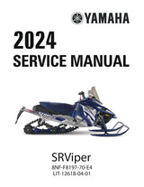 YAMAHA OEM Service Manual - 2024 SRVIPER - LIT-12618-04-01 Models SR1NLGRL