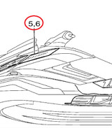 YAMAHA OEM Graphic 6 F3X-U417G-60-00