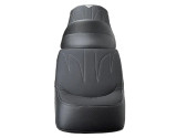 RIVA Yamaha 2020+ VX Cruiser/VX Limited Seat Cover-Black/Silver Stitching RY5-140C-1