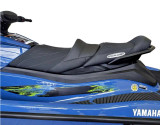 RIVA Yamaha 2020+ VX Cruiser/VX Limited Seat Cover-Black/Silver Stitching RY5-140C-1