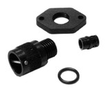 Versiplug with Universal Mounting Flange Anodized Black PD1151