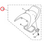 YAMAHA OEM Single Seat Assembly F2X-U372A-60-00