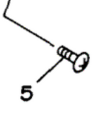 YAMAHA OEM Screw (GH1) 90149-04903-00