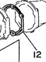 YAMAHA OEM Exhaust Inner Cover Gasket 63M-41122-00-00