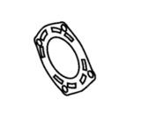 YAMAHA OEM Muffler Damper 1 Gasket 6M6-14739-A2-00