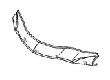 YAMAHA OEM Bow Gunwale Complete F1K-U2501-02-00