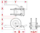 Suncor Trailer Winch 304/410 Stainless Steel C0270-0001