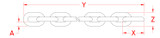 Suncor Chain Pre-Pack 316 Stainless Steel C0132-0