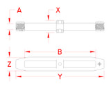 Suncor 316 Stainless Steel Turnbuckle Body Open UNC P0105-BD05 P0105-BD07 P0105-BD08 P0105-BD10 P0105-BD13 P0105-BD16 P0105-BD20