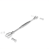 Suncor 316 Stainless Steel Turnbuckle Jaw & Jaw Closed S0101-0