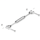 Suncor Forged Jaw and Jaw Turnbuckle FS 316-NM Stainless Steel S0108-JJ