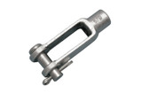 Suncor Threaded Yoke End Left Hand UNF With Pin 316-NM Stainless Steel S0113-LF