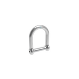 Suncor Wide D Shackle with No Snag Pin 316 Stainless Steel S0114-NS
