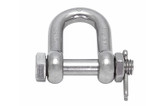 Suncor Forged Straight D Shackle with Bolt 316 Stainless Steel S0117-SA