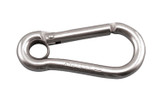 Suncor Key Lock Spring Clip with Eye 316 Stainless Steel S0121-K
