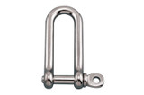 Suncor Long D Shackle with Screw Pin 316 Stainless Steel S0138-0