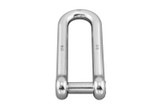 Suncor Long D Shackle with No Snag Pin 316 Stainless Steel S0138-NS