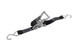 Suncor Wide Ratchet Assembly with "S" Hooks Black 304 and 316 Stainless Steel S0202-SS