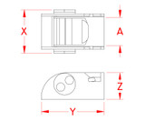 Suncor Mini Over-Center Buckle 1" 304 Stainless Steel S0207-0026