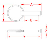 Suncor Quick Pin 316 Stainless Steel S0370-0