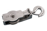 Suncor Seine Block with Hook Rope 316 Stainless Steel S0427-H