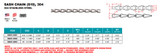 Suncor Sash Chain (S10) 304 Stainless Steel S0631-0