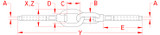 Suncor Joined Swivel Gate Eyes Terminal 316 Stainless Steel S0719-0