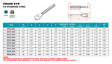 Suncor Swage Eye 316 Stainless Steel S0733-0