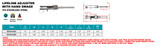 Suncor Lifeline Adjuster with Hand Swage Stud 316 Stainless Steel S0745-H