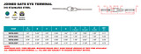 Suncor Joined Gate Eye Terminal 316 Stainless Steel S0746-0