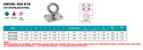 Suncor Swivel Pad Eye 304 Stainless Steel S3714-0