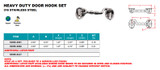 Suncor Latch For Door Hook Set (S3850-0001) 316 Stainless Steel S3850-02LT
