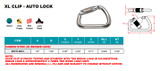 Suncor Suncor Extra Large Clip Auto Lock #410 4-1/2" Black Coated Carbon Steel Z0147-0013