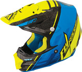 FLY Racing F2 Carbon Trey Canard Helmet Black/Blue 73-4093