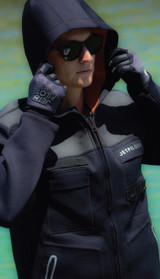 YAMAHA JetPilot Tour Coat with Hood Black QBV-TCBLACK