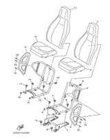 YAMAHA OEM Seat Assembly 2HC-F4700-01-00