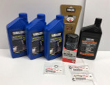 YAMAHA OEM F30 F40 F50 F60 F70 Outboard Oil Change Kit w/ Gear Lube 10W30 4M LUB-MRNSM-KT-10