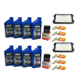 YAMAHA 2017+ AR210 SX210 Boat Oil Change Maint Kit w/ NGK Spark Plugs Air Filter PWC-TR1-TWIN KIT #4