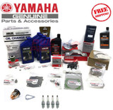 Yamaha F150 Outboard Comprehensive Maintenance Kit – 2006+ 2.7L Models (F150A / F150TXR / F150LA / F150XA) – Genuine OEM Oil Change, Fuel Filters, Gear Lube, Water Pump, Thermostat, Trim Fluid, Spark Plugs, Anode & Trim Tab