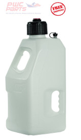 LC2 Fuel Jug w/ Lid Cap Container Fly Racing WHITE ATV MX WaveRunner 5 Gallon 300-00900
