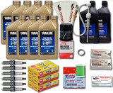 YAMAHA SHO VMAX V6 250 225 200 VF250 VF200 VF225 Outboard 4-Stroke Oil Change & Maintenance Kit Oil Filter Fuel Filter Lower Unit Gear Lube HD Kit Gaskets NGK LFR6A-11 Spark Plugs LUB-MRNSH-KT-05